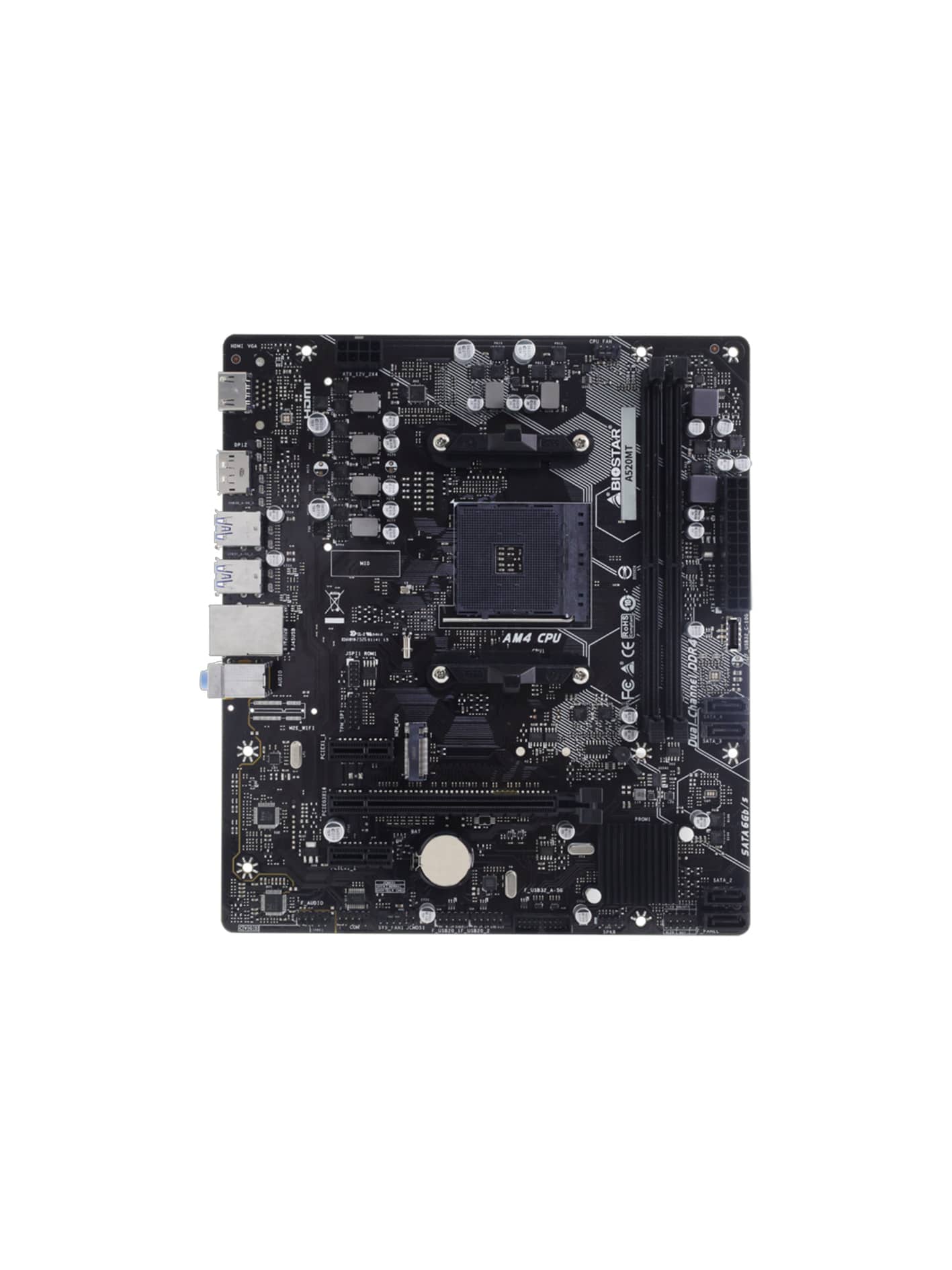 80-min مادربرد BIOSTAR مدل A520MT - Image 1