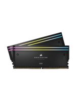رم دسکتاپ DDR5 کورسیر دو کاناله 7200 مگاهرتز مدل DOMINATOR TITANIUM BLACK ظرفیت 32 گیگابایت CL34