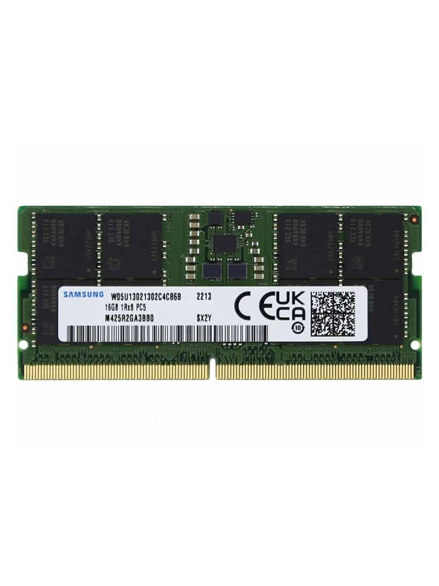 DSD رم نوت بوک DDR5 سامسونگ تک کاناله 5600 مگاهرتز ظرفیت 16 گیگابایت مدل SODIMM CL46 - Image 1
