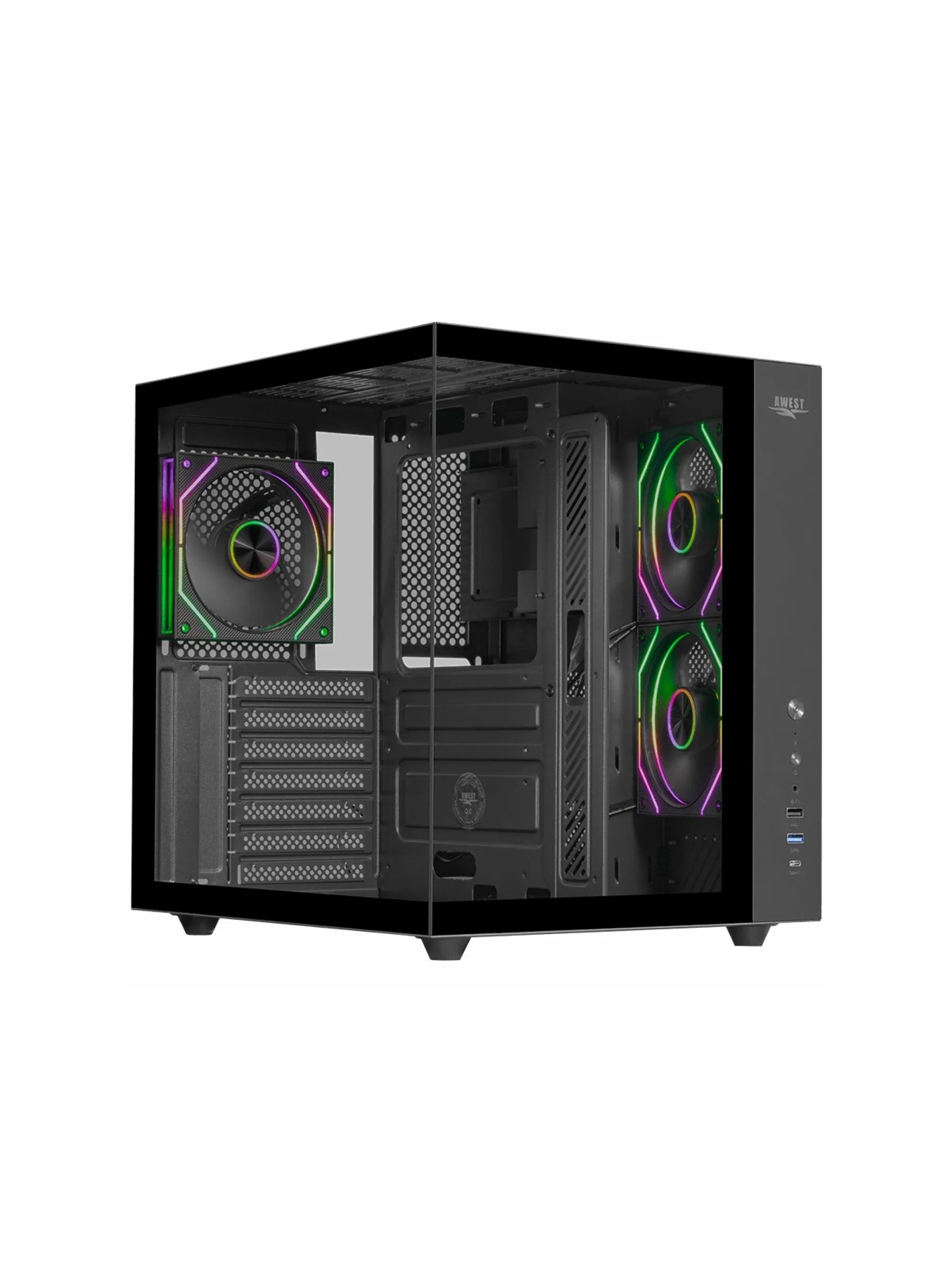 Case AQ15B کیس گیمینگ اوست مدل AQ-15-B - Image 1